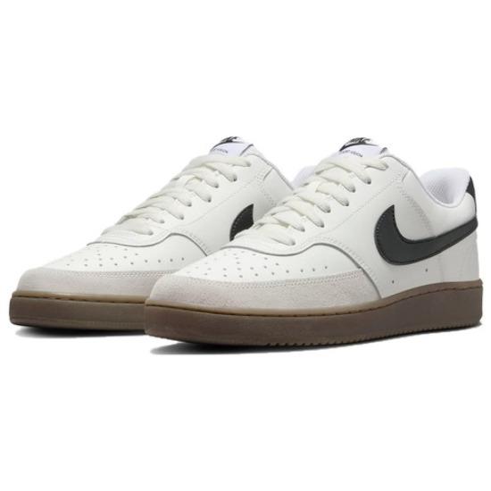 

Nike Court Vision Low White Black Gum - FQ8075-133 EU 44.5 белый