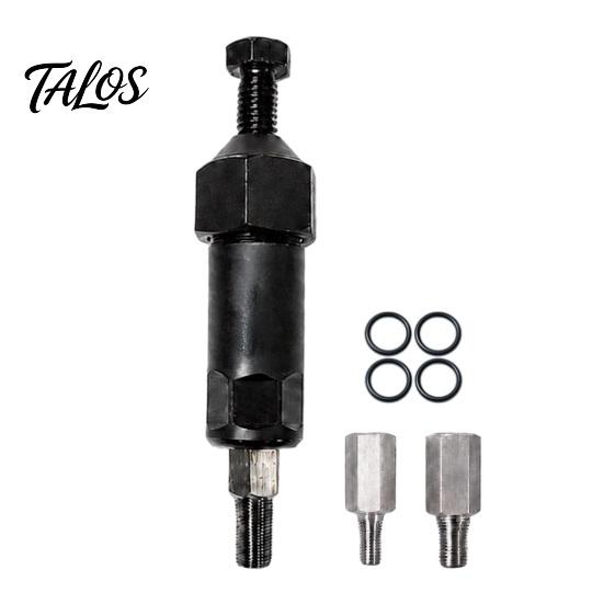 Clogged Grease Zerk Cleaner Fitting Cleaning Tool, Clears Fittings by Hydraulic Pressure, Heavy Manual Clearing Tool Duty Unclogger, Nipple