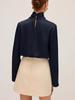 2025 Women's Winter Solid Color Stand Collar Long Sleeve Shirt - New Arrival