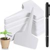 T-Shaped Plastic Seed Markers Labels For Plant Pots Garden Nursery Tool Durable Waterproof UV-Resistant