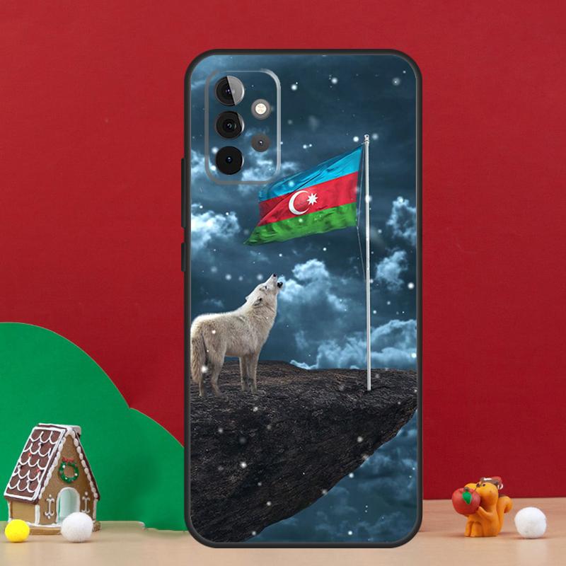Azerbaijan Buta Flag Case For Samsung Galaxy A36 A56 A06 A13 A53 A32 A12 A22 A52 A35 A17 A16 A55 A15 A54 A34 A14