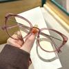 Retro Cat's Eye Anti-blue Light Glasses Glasses Metal Frame Glasses Frame Portable Eye Protection Eyeglasses Frames