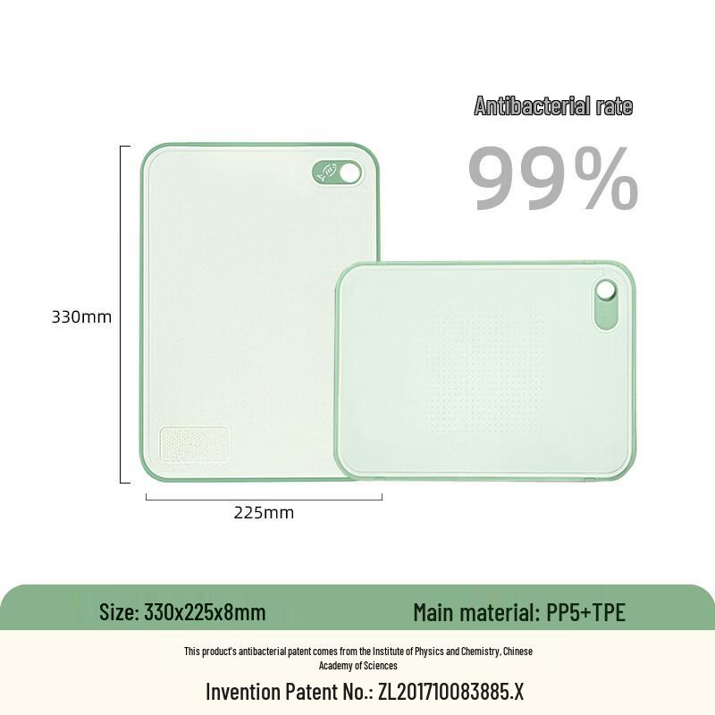 MELEWI Anti-mildew Antibacterial Double-sided Cutting Board