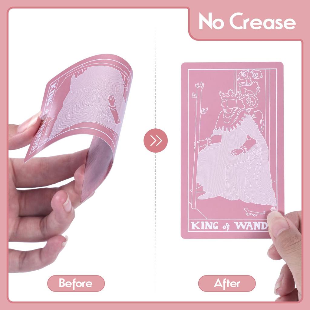 Erbacan Tarot Cards with Guidebook 78 Classic Tarot Card Deck Divination Game for Beginners or Professionals Learning Tarot Cards Pouch - (Free Bag)