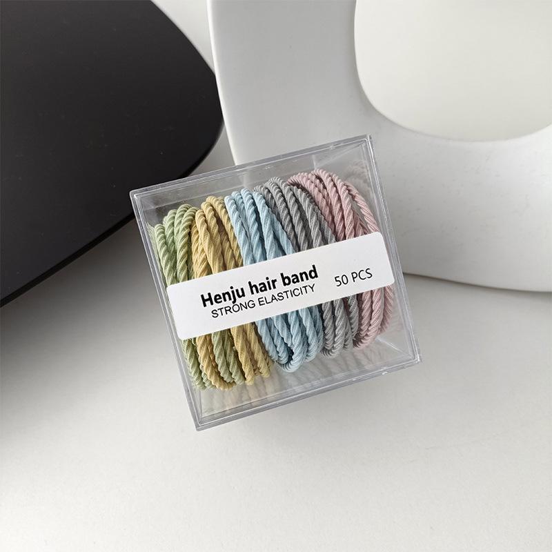 

Резинка для волос с высокой эластичностью для женщин — прочная, не тянется, лето 2021 г.