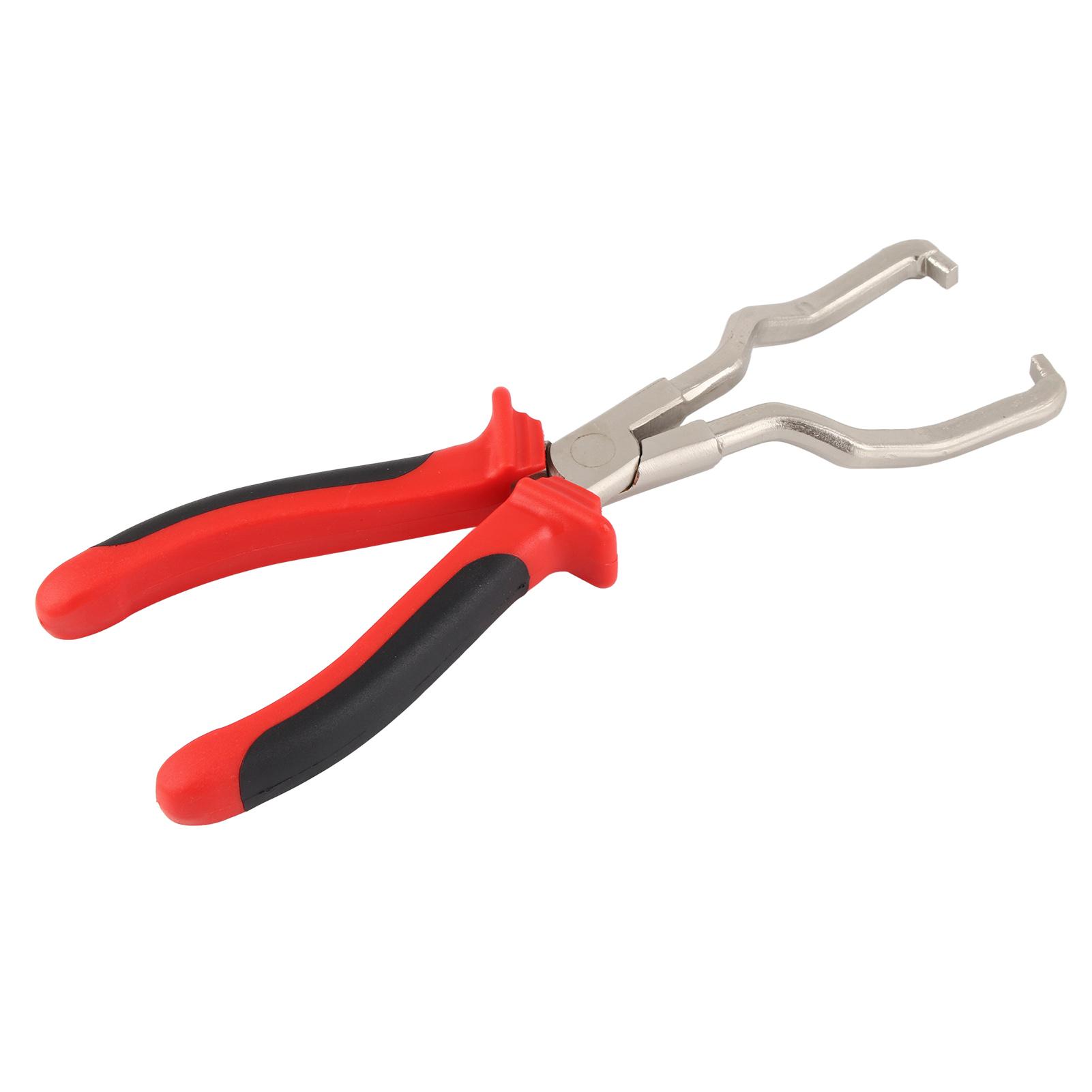 

235 мм Клещи для хомутов топливной магистрали Нержавеющая сталь Резиновая рукоятка Эргономичный дизайн Зажим для снятия бензопровода