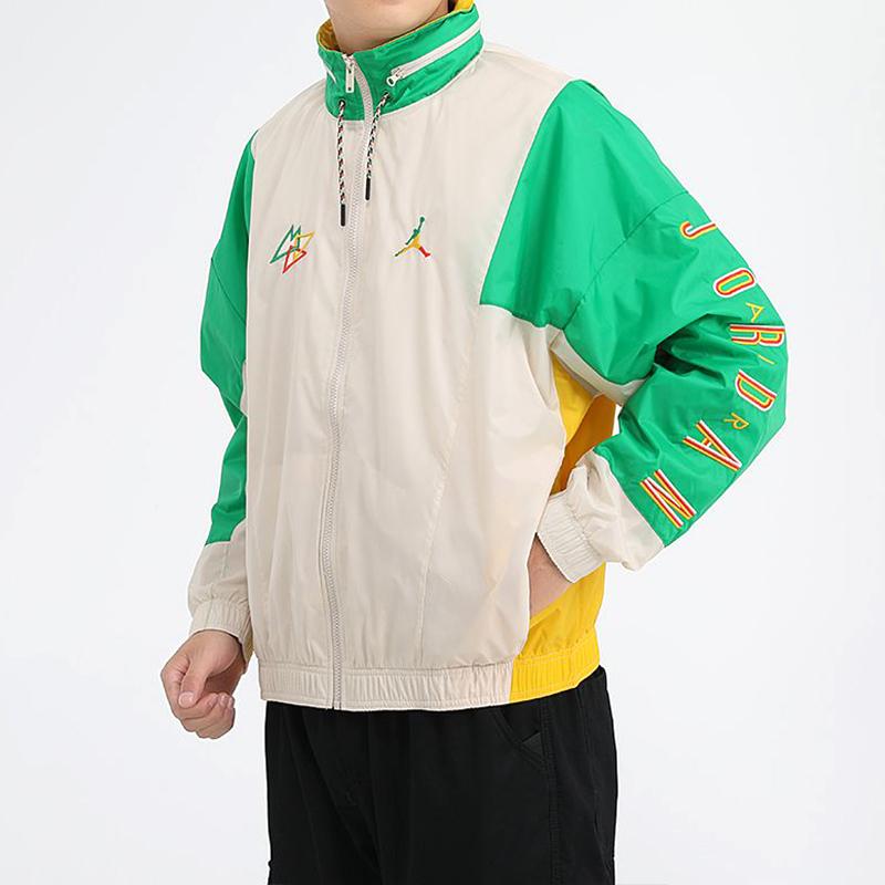 Air Jordan Full-Zip Packable Hooded Jacket Men Jacket Sail CK9566-140