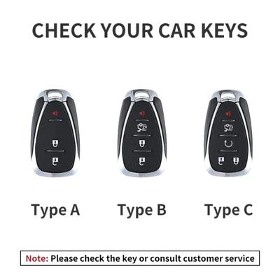 4/5 Buttons Car Remote Key Case Cover for Chevrolet 2017-2025 Chevy Malibu Camaro Cruze Traverse Spark Sonic Volt Bolt Equinox