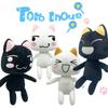 28cm/11.02in Kawaii Toro Inoue The Cat Plush Toy Soft Anime Cartoon Animal Doll Room Decorations Birthday Christmas Gift