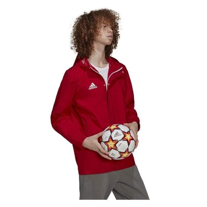 Veste - ADIDAS - Entrada 22 - All Weather - Rouge - Homme - Adulte