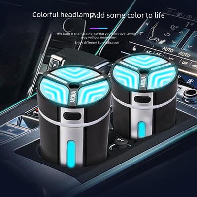 Humidificador de Aromaterapia Inteligente para Coche 2024 con Iluminación Ambiental Colorida