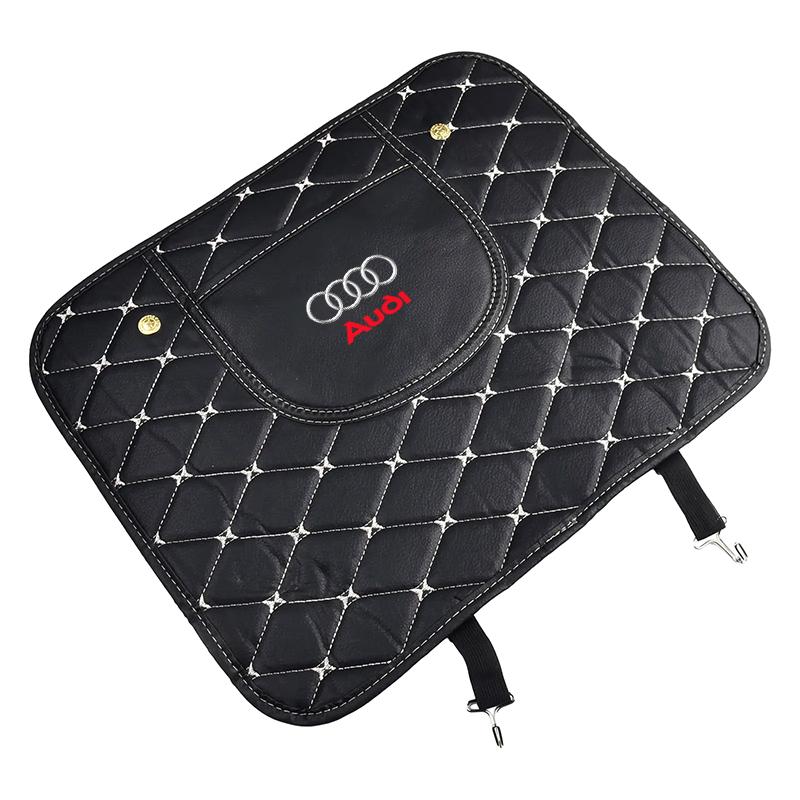 Car Seat Back Storage Protective Pad Prevent Kick Mat for Audi C5 C6 C7 A4 B6 B8 B7 A6 A3 A5 Q3 Q5 Q7 8P S3 S5 S1 S4 S2 RS3 RS4 RS5 RS6 RS8