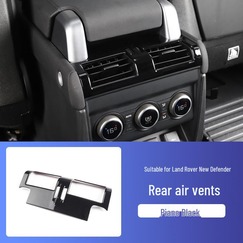 Rear AC Vent Kick Cover for 2020-2025 Land Rover Defender Interior Modification