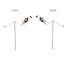 Metal Girl With Umbrella Wind , Balanced Yard Art Stake, Garden Decor For Outdoor, Patio