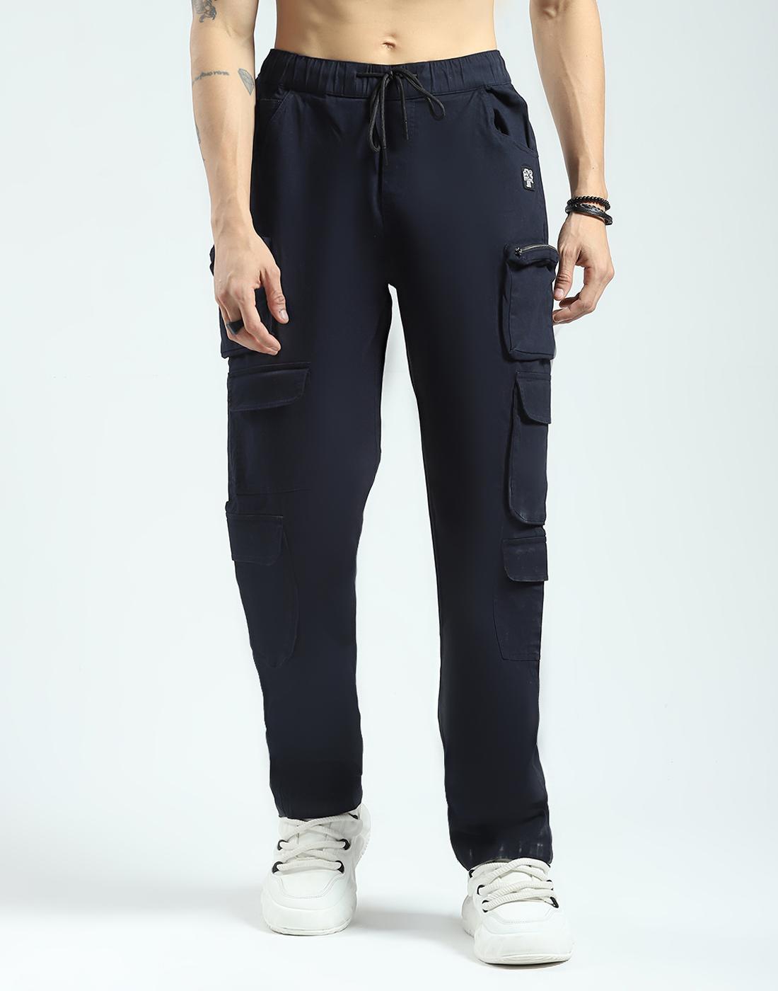Rock it Men s Solid Straight Fit Cargo 34 темно-синий