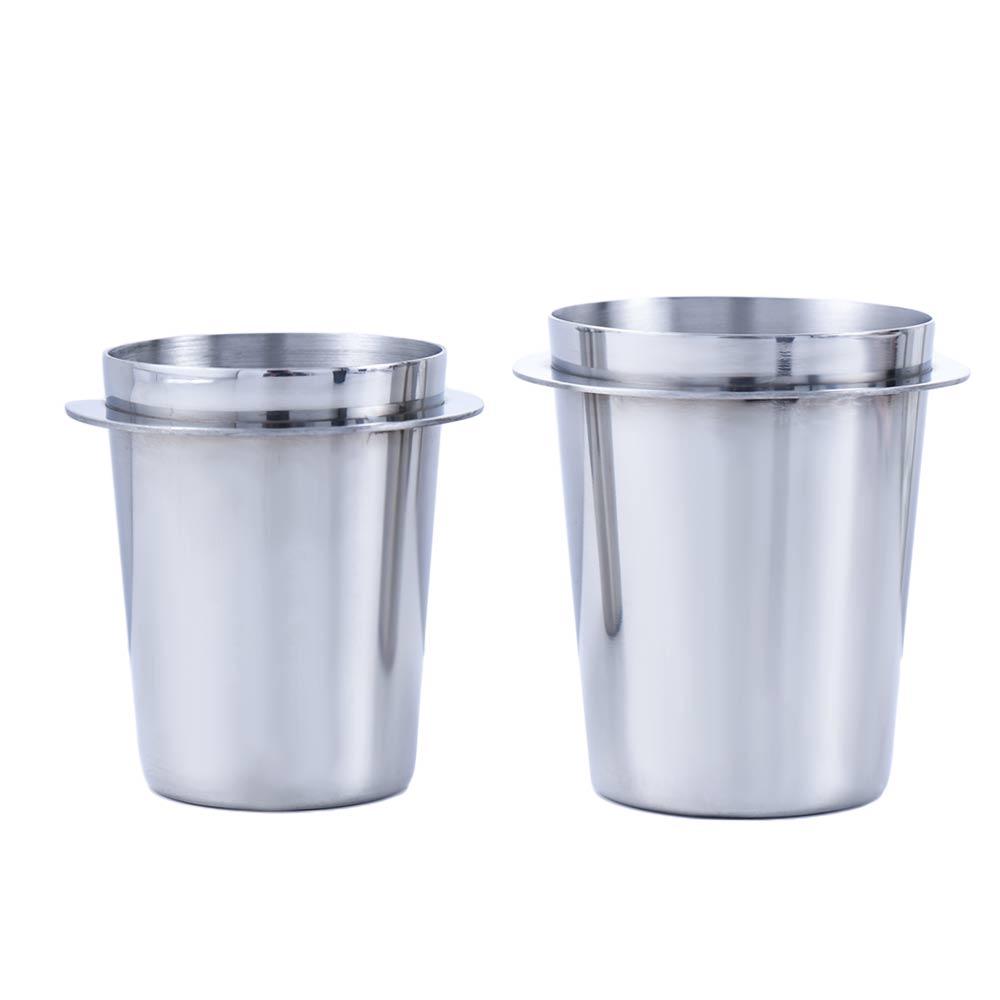 Powder Feeder Stainless Steel Compatible Dosing Cup Coffee Portafilter Espresso Maker Sniffing Mug