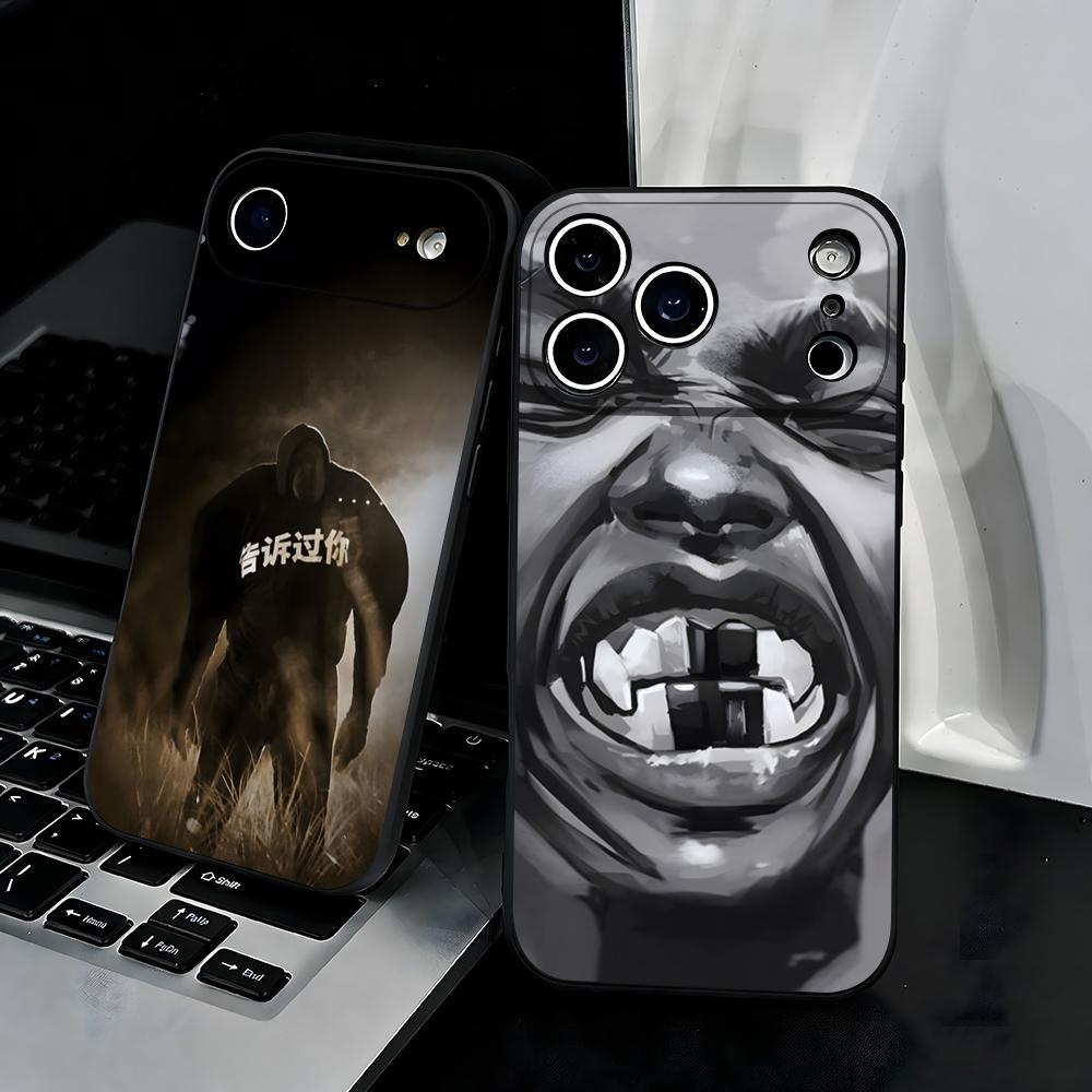 Bully Kanye West Phone Case For IPhone 17 Air 16 E Pro Max 15 14 13 Mini 12 Pro 11 Max Plus Black Soft Shell