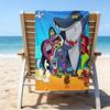 Ultra-Soft Beach Towel with Zig & Sharko Theme,Ideal for Pool - Camping, Diving - Perfect Travel Essential, Vibrant Beach Towel.