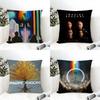 Band IImagine DDragons Cushion Cover Eco Linen Pillow Case DoubleSided Print Breathable Durable Zipper Home Decor Gift