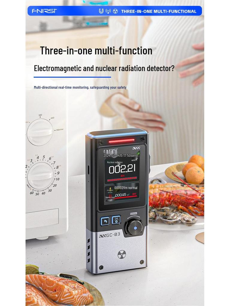GC-03 Professional Electromagnetic Radiation Detector & Personal Dose Alarm Geiger Counter