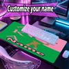 Custom Name Personalized Alpha Kappa Alpha Pattern Mousepad, Laptop PC Desk Mat, Decorative Desk Mat for Home Keyboard Pad Gift