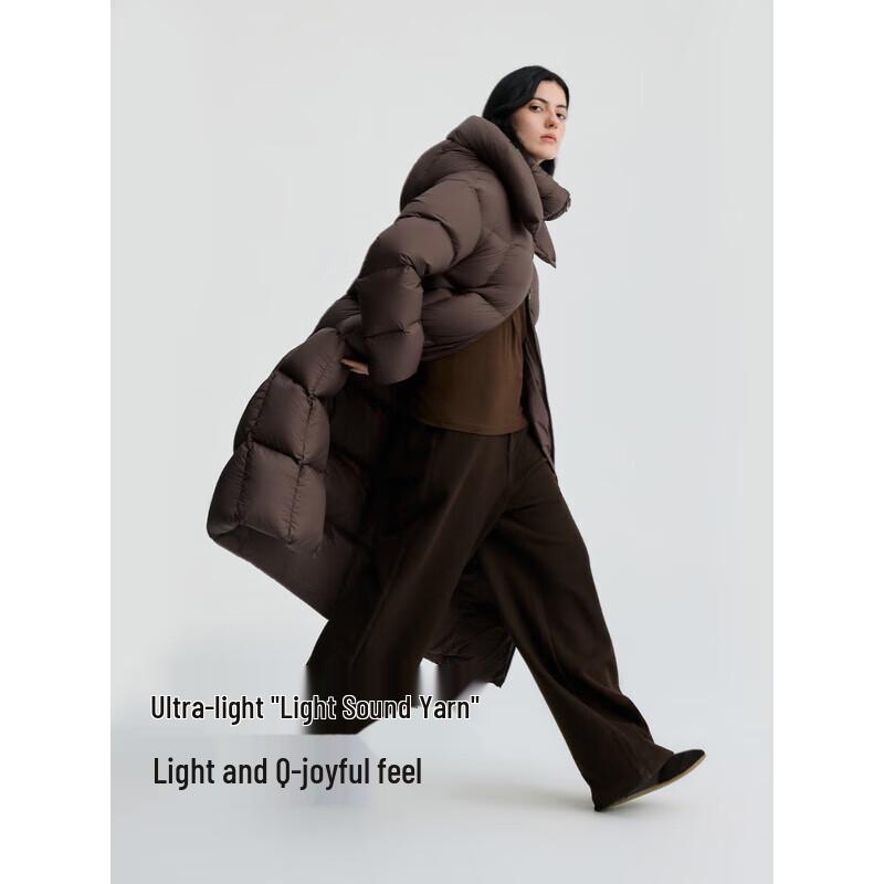 Bingjie Women's Long Hooded Down Jacket J5400DO91