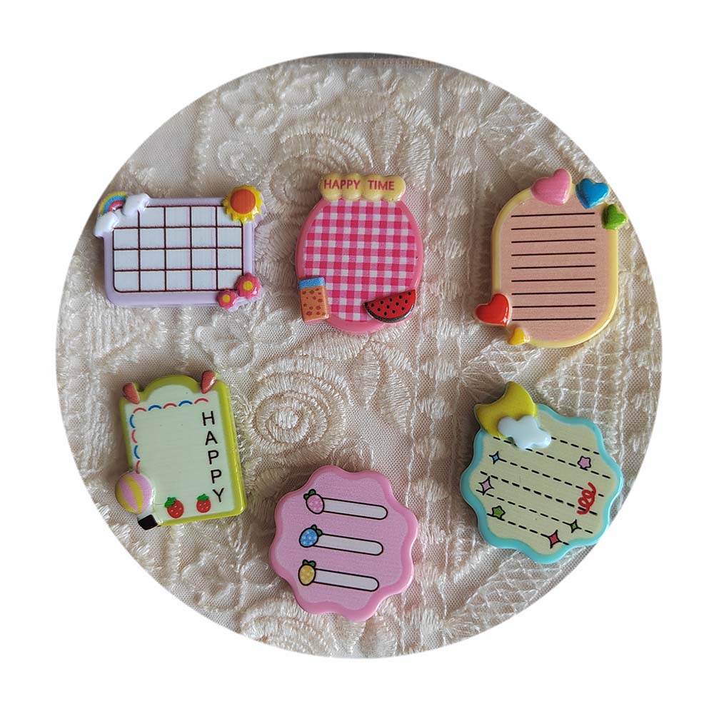 100Pcs Assorted Back to School Notebook Flatback Resin Cabochons Cartoon Notebook Flatbacks for Jewelry Making Embellishment