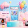 PSA Graded Card Silicone Gradient Glitter Protector – Luminous Star Card Case