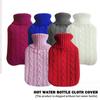 2000 Ml Hot Water Bag Cover Anti-scalding Needle Web Cover Warm Handbash Cloth Warm Hand Bag Without Hot Water Bottles 16x37cm
