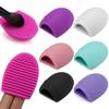 1pc Brushegg Brosse en silicone Nettoyage Brosse à oeufs Brosse à maquillage Brosse à dents Maquillage Brosse Nettoyant Outils propr