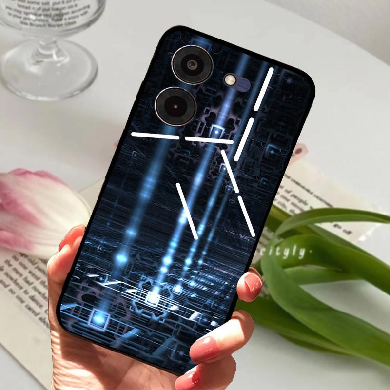 Für Tecno Pova 5 Pro 5G Hülle Pova5 4G Weiches Silikon TPU Handy Rückseite Für Tecno Pova Neo 3 Stoßfester Bumper LH6n Cartoon