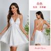 Multi-Style Pure Desire Lace Nightgown V Mesh Patchwork Satin Skin-Friendly Cami Loungewear Versatile Seductive Sleepwear with Diverse Style Options