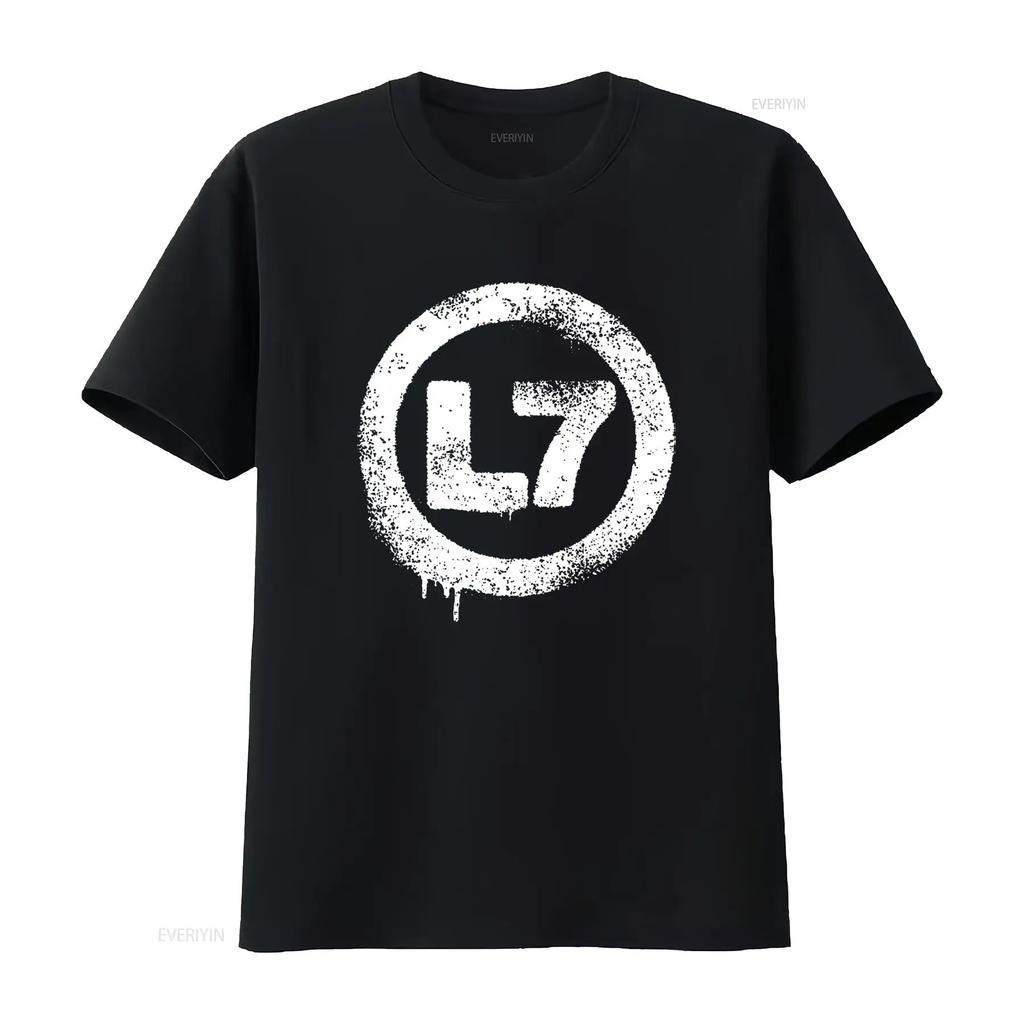 L7 Band Basic Logo T Shirt for Fans Full Sizes S 5XL LET715 vintage Washed For Everyday Wear Co