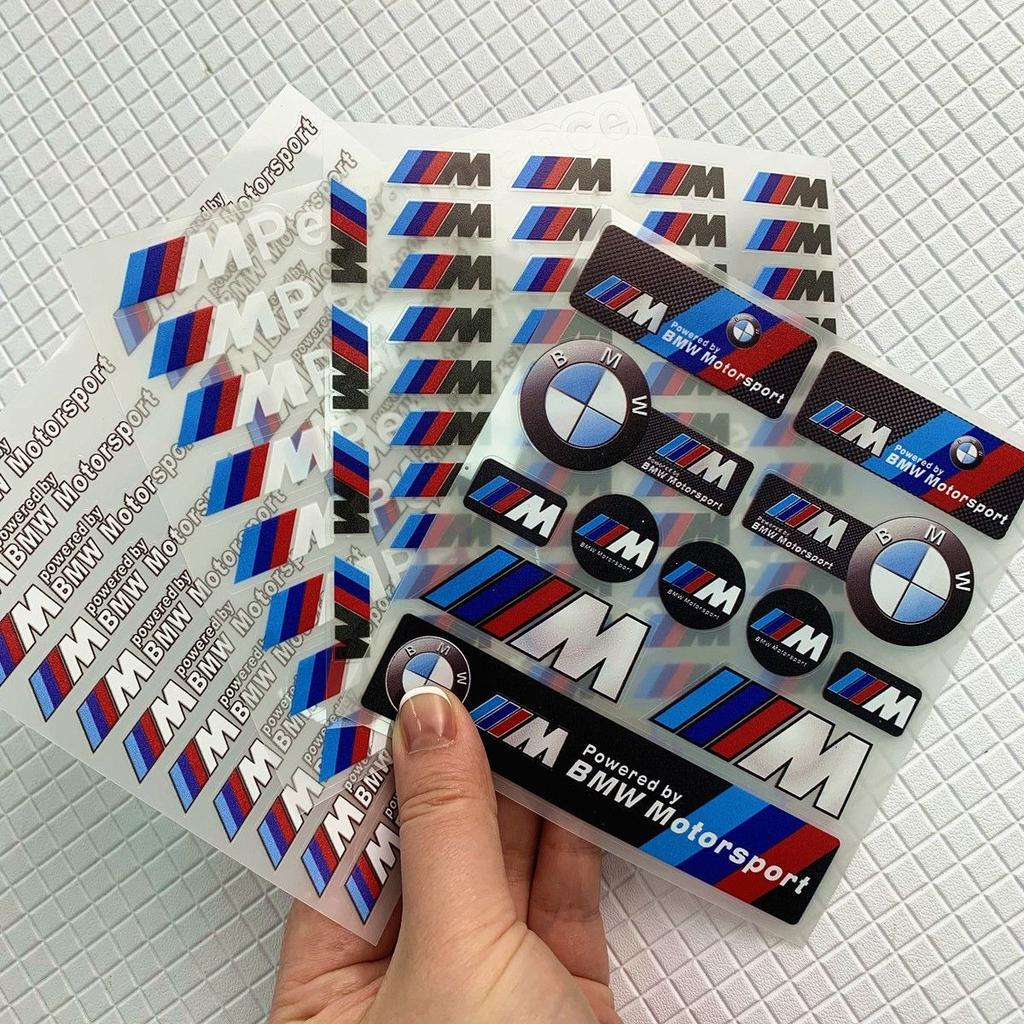 drswk4 New For Bmw M 50TH Power Performance E28 E30 E34 E36 E46 E60 E90 F84 Reflective Motorcycle Sticker Decals Tank Logo Stickers