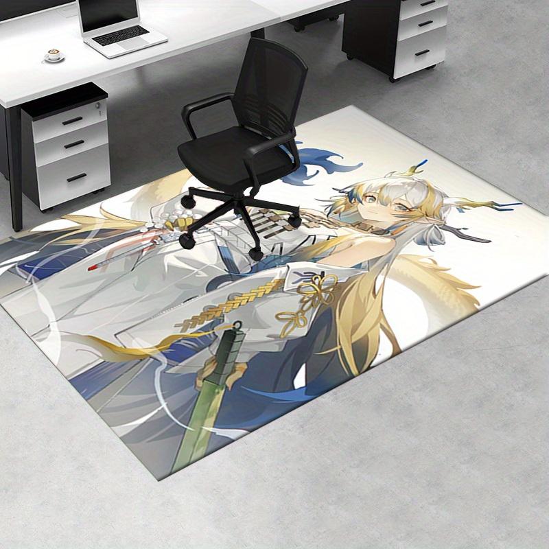 1pc Arknights Office Carpet Soft Polyester Entrance Carpet Washable Non slip Machine Washable Indoor