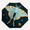 1pc Moonlight Butterfly Automatic Open/Close Umbrella with Windproof, Functional Design, 8-Rib Sturdy Canopy