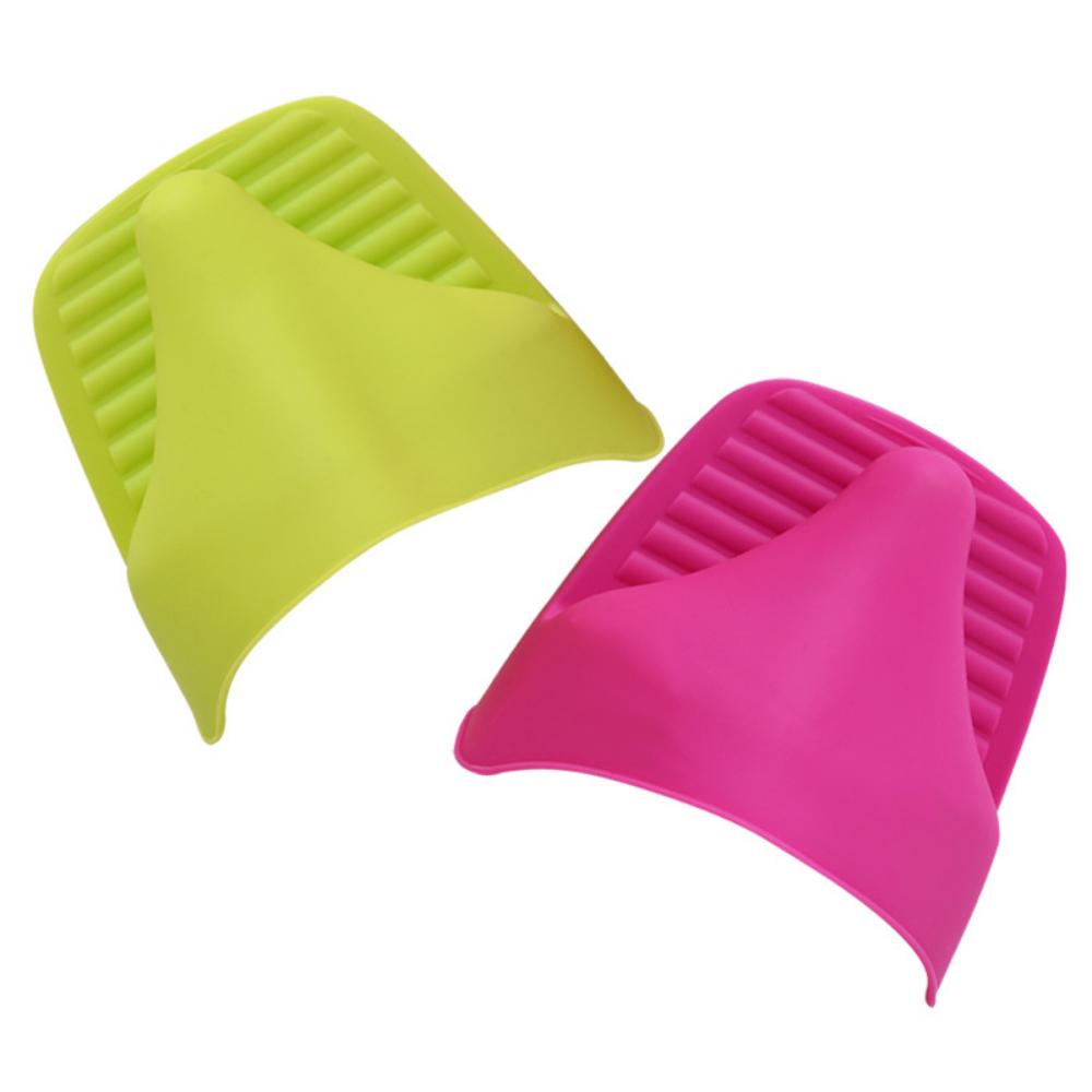 Non-slip Thickened Anti-hot Hand Cover Baking Oven Microwave Silicone Hand Clip Kitchen High Temperature Resistant Grab Dish Clip