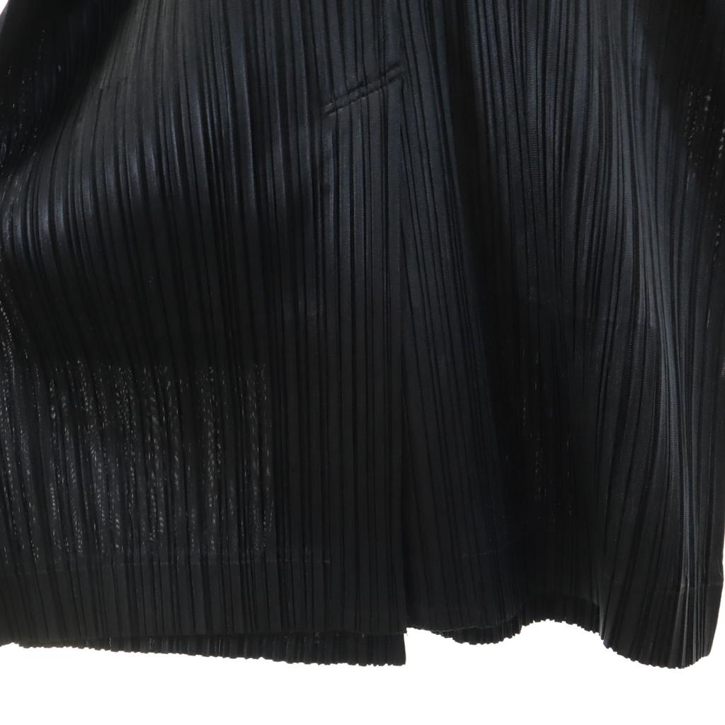PLEATS PLEASE Made In Japan Long Sleeve Pleated Long Cardigan Women Used