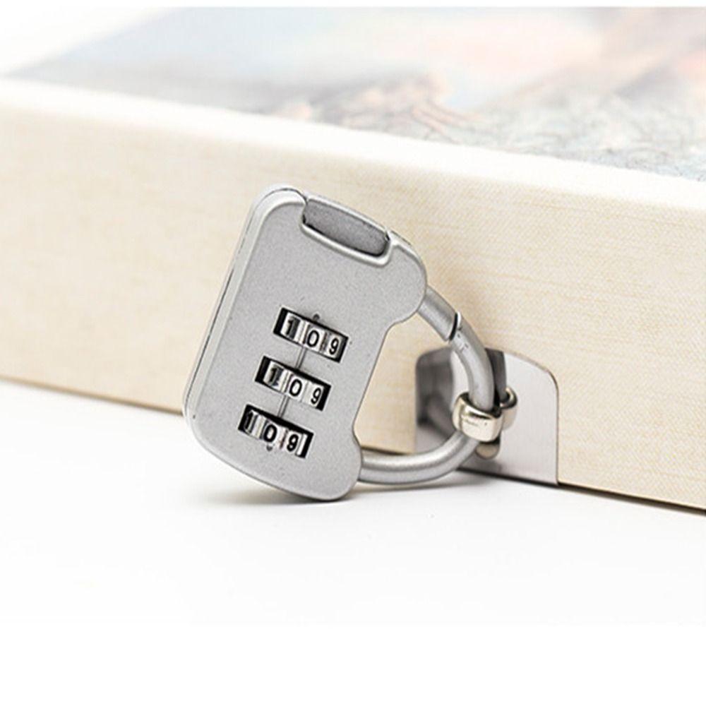 Zinc Zinc Zinc Alloy 1Pcs Student Dormitory Digit Code Password Durable Zipper Lock Padlock Lock Trolley Case