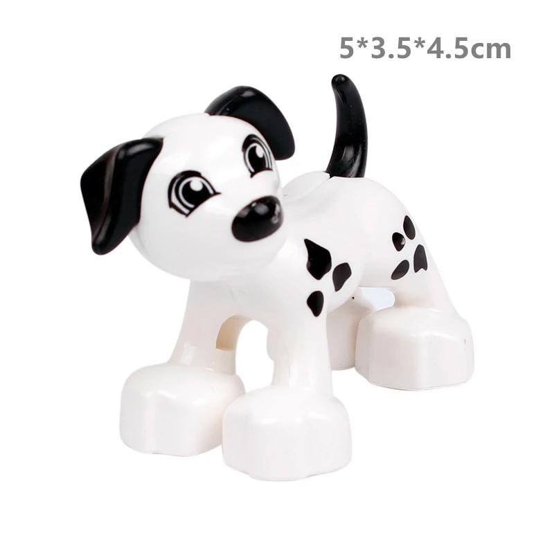 

Крупногабаритные строительные блоки, совместимые с большими фигурками, кирпичи для фермы, ранчо, животные, домашние животные, пони, собаки, дети, сборка, развивающие игрушки