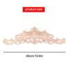 ABJI-Carving Natural Wood Appliques For Furniture Cabinet Unpainted Wooden Mouldings Decal Vintage Home Decor Decorative