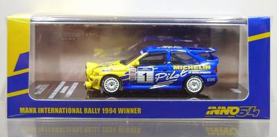 Hot Wheels INNO64 Ford Escort RS COSWORTH MICHELIN PILOT British Rally Championship 1994 Thomas 1/64 #1 M. Wilson/B.