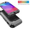 SW2D05 For Nintendo Switch 2 Game Console Case Diamond Texture Transparent TPU + PC Split Protective Cover
