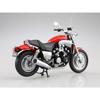 Aoshima Cultural Materials Co. SkyNet 1/12 Finished Model Bike Yamaha Vmax Fire Red
