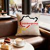 Sport Nurburgring Cushion Cover Decorative Cushions Covers Cover Sofa x Pillow Piece x x Pillowcase