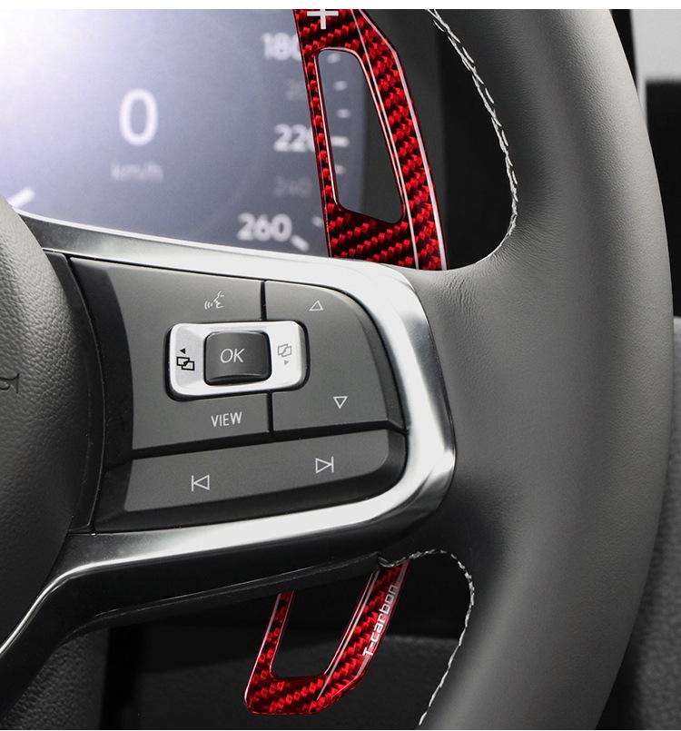 Carbon Fiber Shift Paddles for VW Golf 7 GTI, Lamando GTS, Scirocco