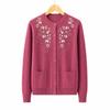 Hodo Women's Floral Knitted Cardigan