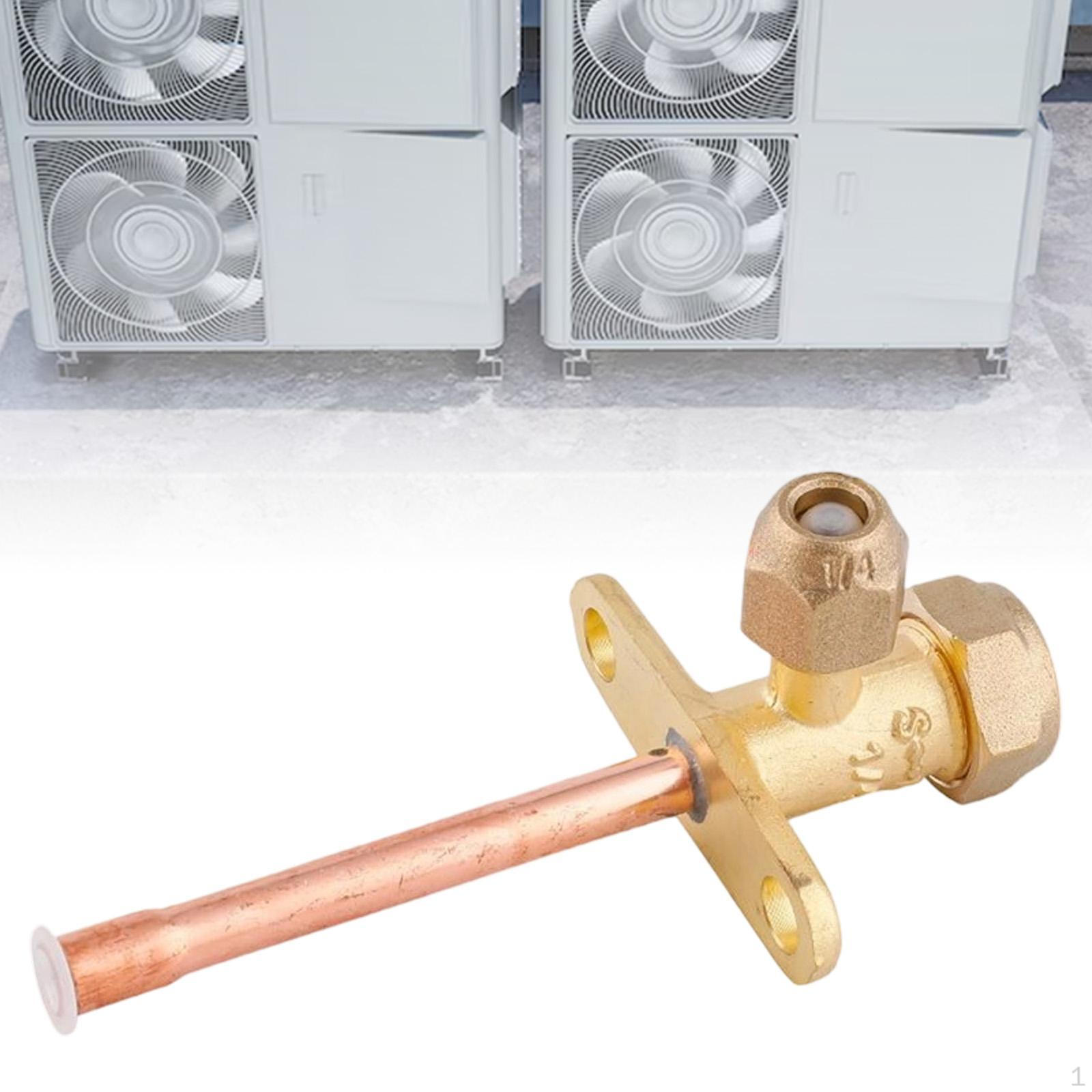 

Аксессуар для запорного клапана кондиционера, Сверхпрочный 3-ходовой медный холодильный клапан, Легкий 16mm