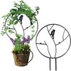 (ZH) Plant Climbing Frame, Flower Pot, Landscape Design, Metal Support, 30cm In Diameter