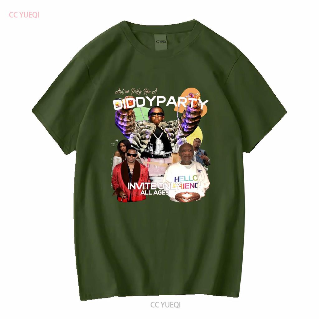 Aint No Party Like A Diddy T Shirt Retro Vintage Y2k Aesthetic vintage Washed Stylish graphic Stretched Versatile Slightly
